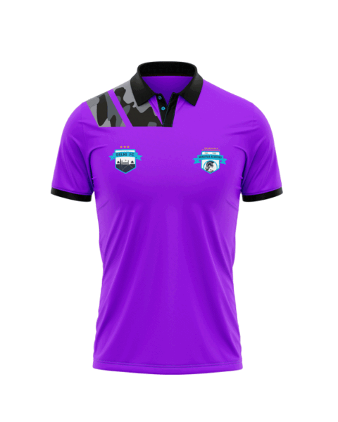 Minerva Warriors Purple Polo T-Shirt