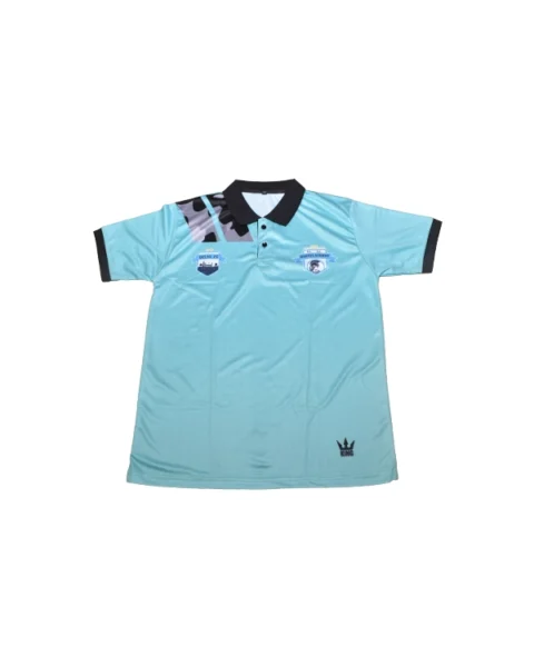 Minerva Warriors Sky Blue Polo T-Shirt